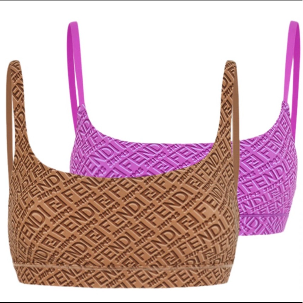 Fendi X Skims Scoop Bralette Pack Colorado/California SOLD OUT MEDIUM